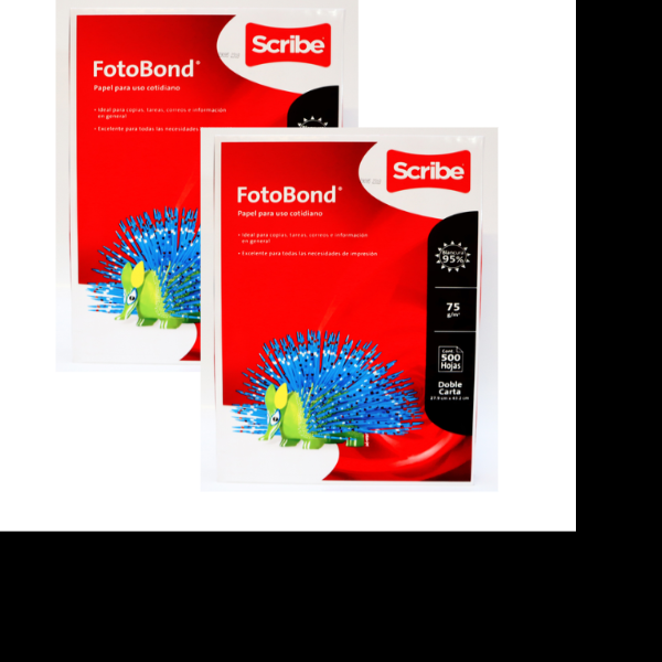 PAPEL BOND BCO. DOBLE CTA. 90 FOTOBOND 75G. MILL.E.52.5